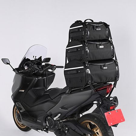 Wholesale Stackable Tail Bag, Small/Medium/Large - Stackable Roll bag install securely on Yamaha TMAX back seat